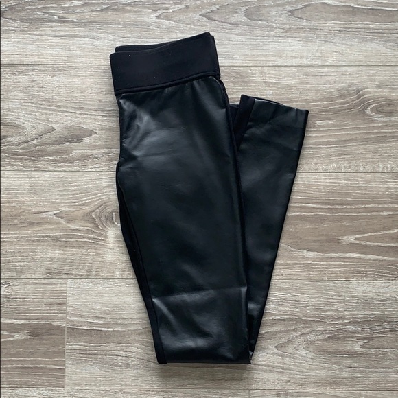 Club Monaco Half Faux Leather Leggings - Picture 3 of 6